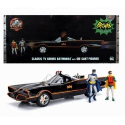 Jada - Batman classic TV Series - Batmobile 1966 1:18 - con 2 figure e luci